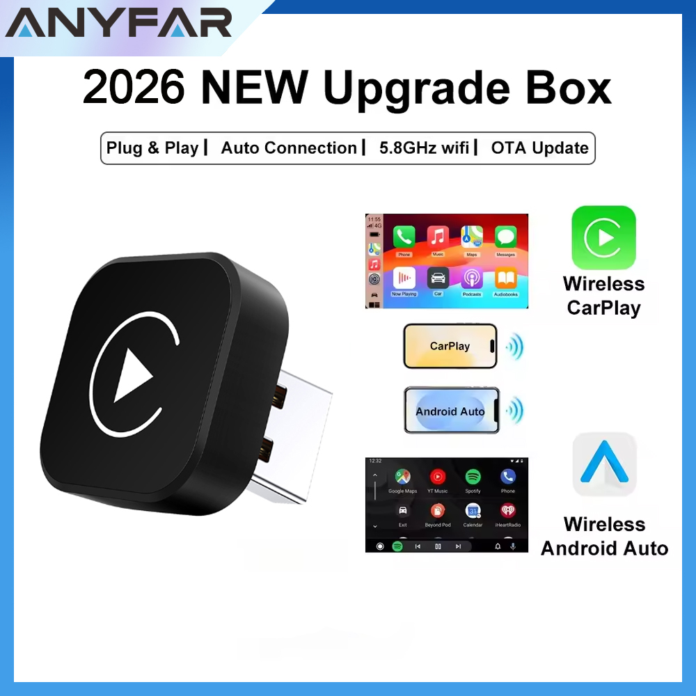 Smartwatch Universal - Adaptateur CarPlay sans fil 2026 2-en-1