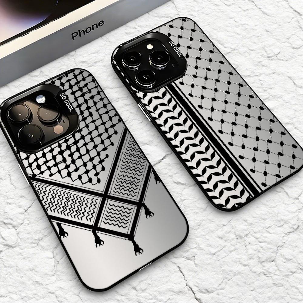 Apple Iphone 16 - Coque de téléphone Keffiyeh P-Palestine pour