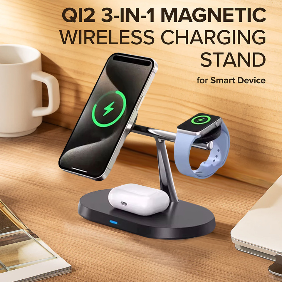 Wireless Charger Watch - Station de charge rapide magnétique sans