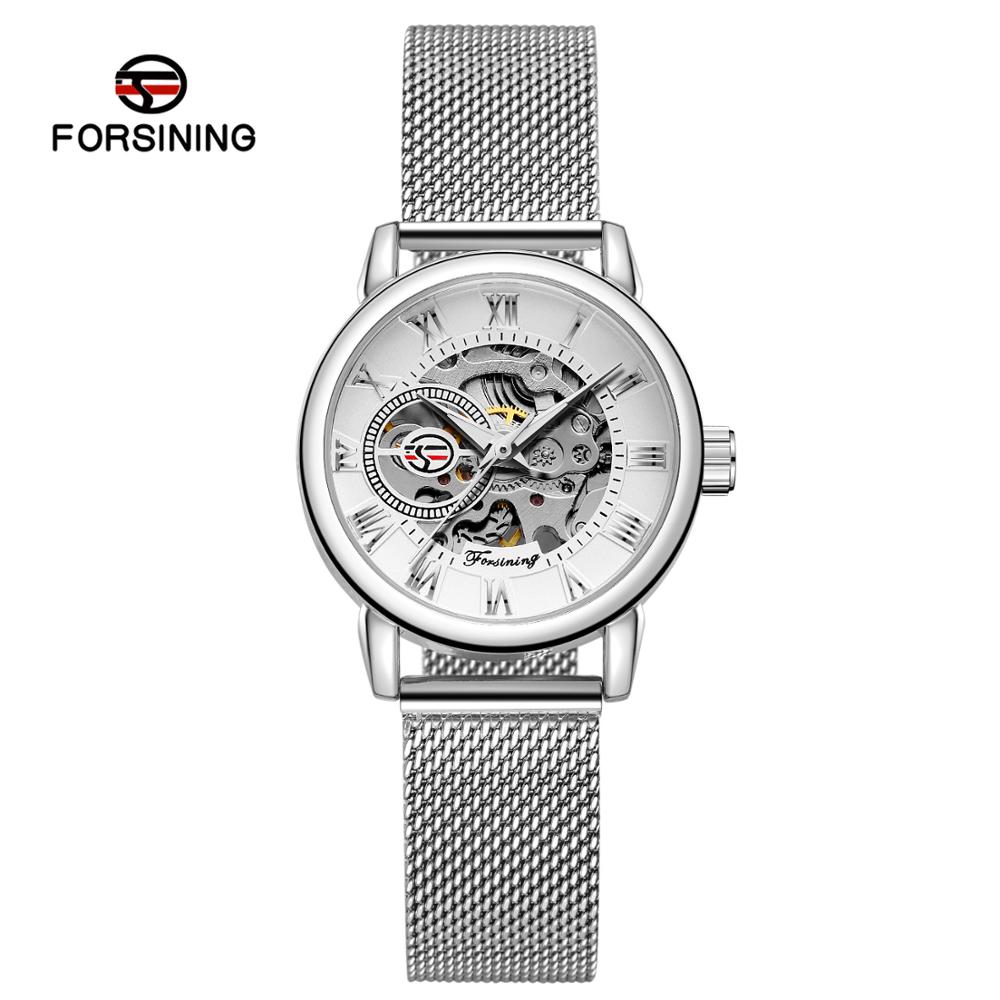 Stainless Mesh Band - Reloj Mujer FORSINING mode femme montre