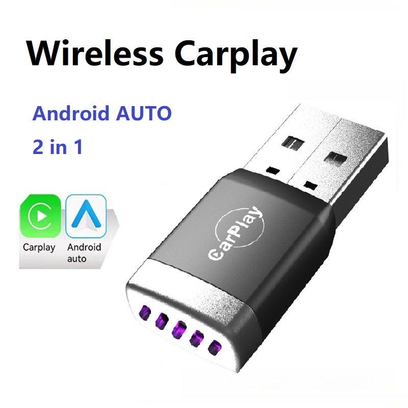 Smartwatch Universal - Adaptateur CarPlay Android Auto sans fil,