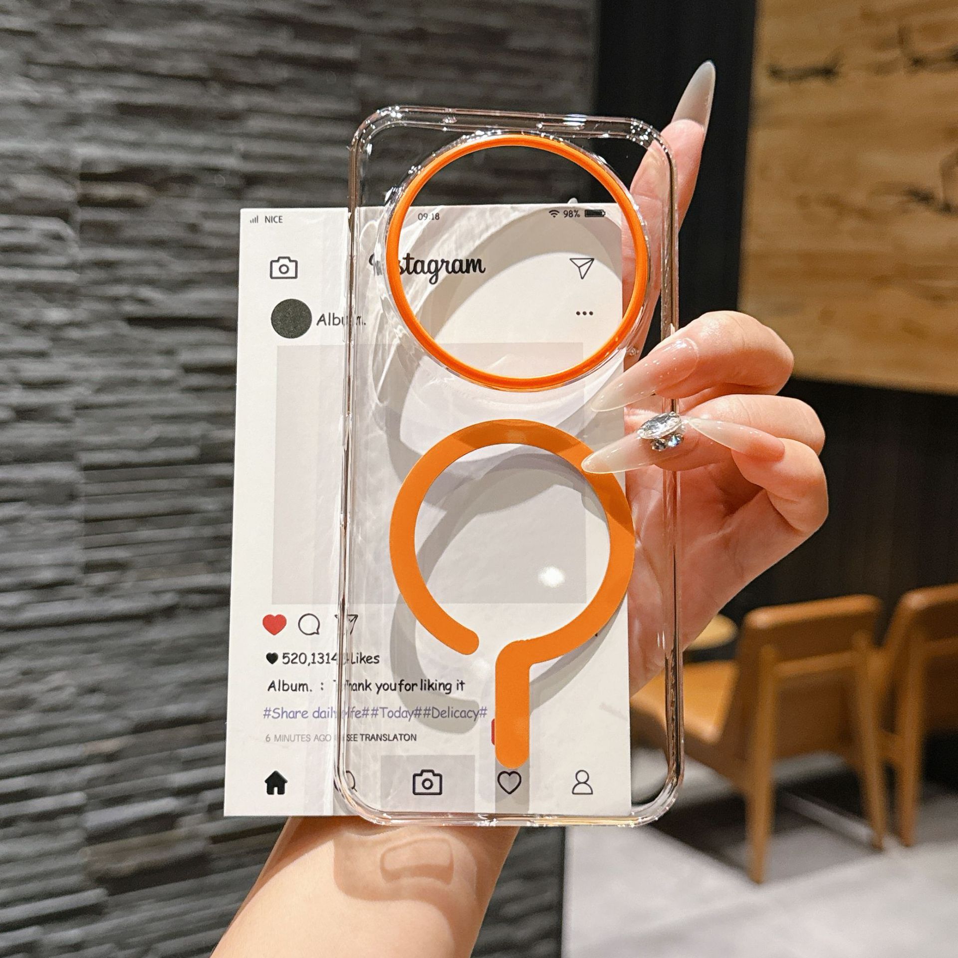 Oppo Find X8 - Coque de téléphone transparente HD de