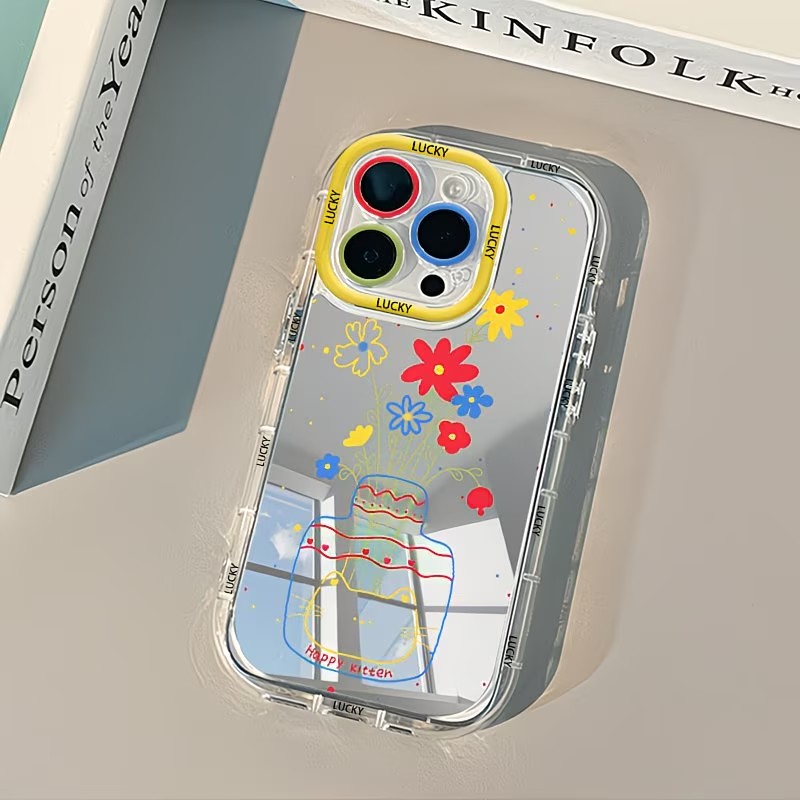 Apple Iphone 16 - Coque de téléphone souple miroir motif