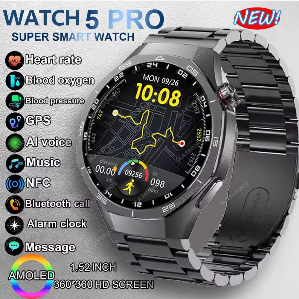 Smartwatch X12 - Nouvelle montre connectée Watch 5 Pro,