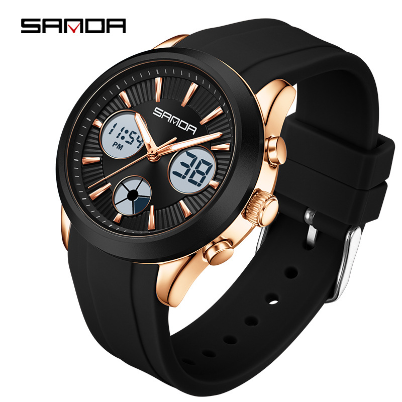 Smartwatch Nexus - Montre électronique SANDA lumineuse, multifonctionnelle, sportive,