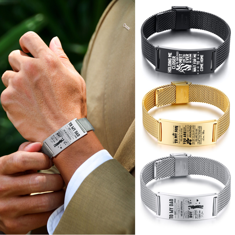 Stainless Mesh Band - Bracelet de montre en acier inoxydable