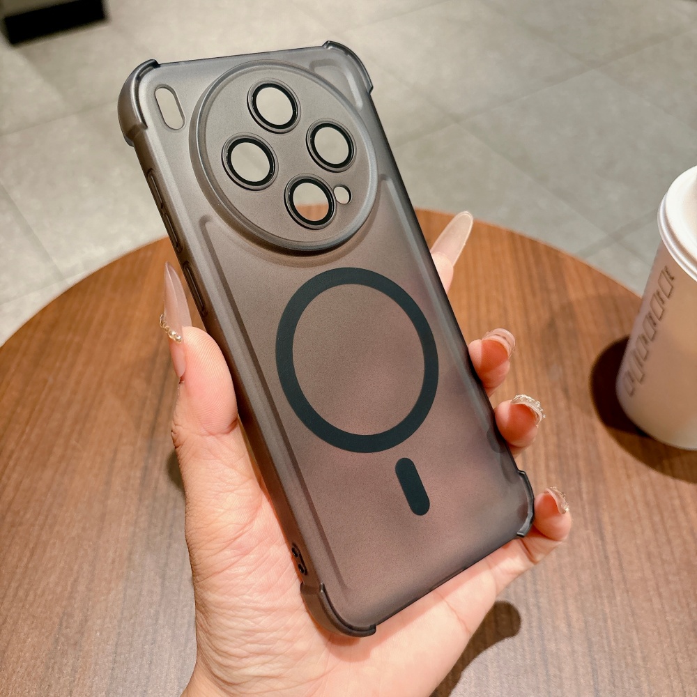 Vivo X200 - Coque de téléphone magnétique mate ForMagsafe,