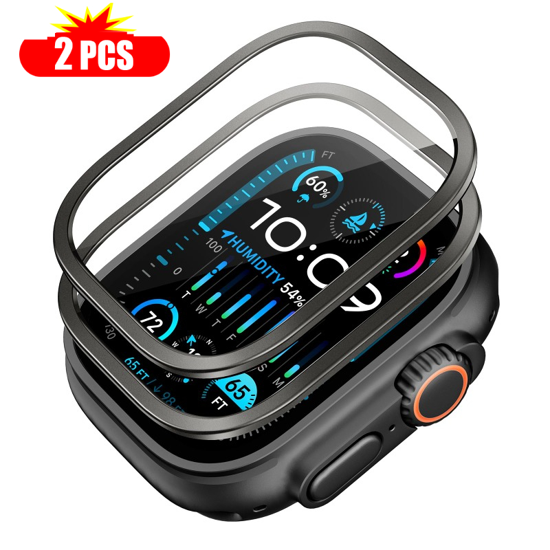 Smartwatch Straps & Accessories - 2 pièces verre trempé pour Apple