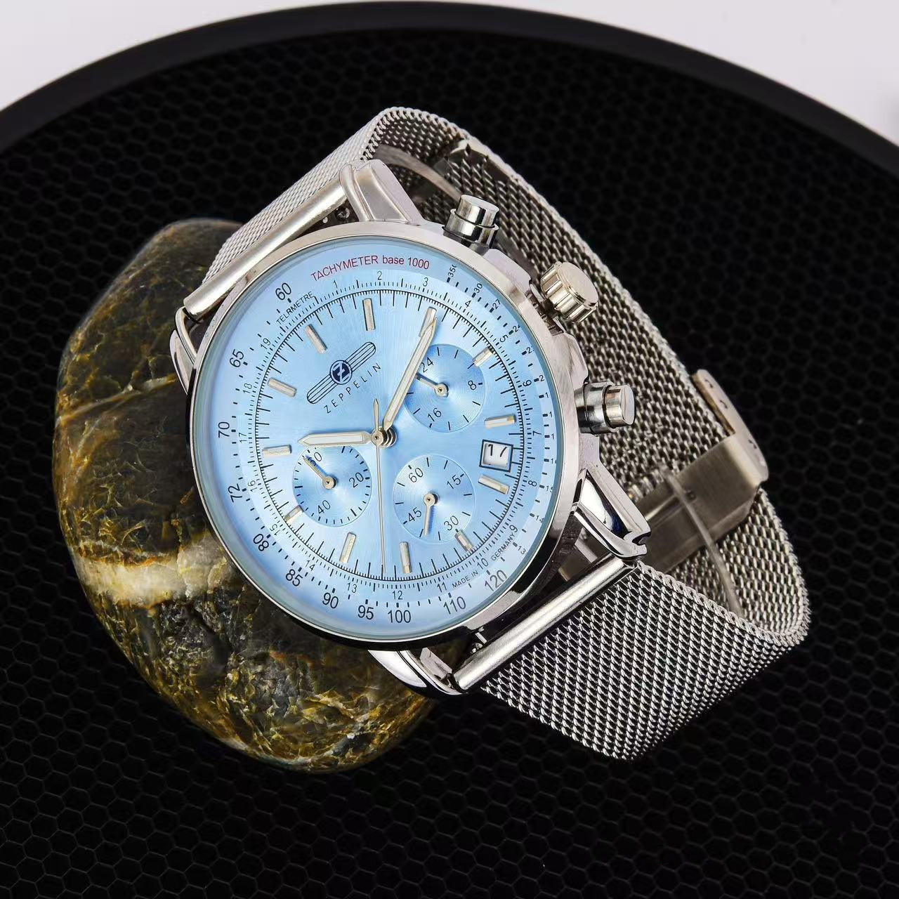 Stainless Mesh Band - Nouvelle Collection 2026 Montre Homme Zeppelin