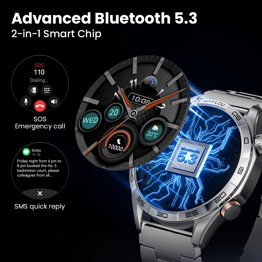 Montre connectée HAYLOU Solar  - Smartwatch X12 avis et prix