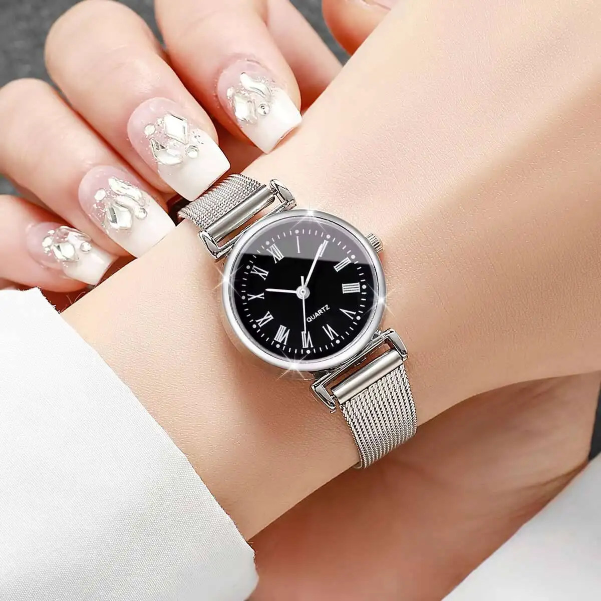 Montre-bracelet à Quartz pour  - Stainless Mesh Band avis et prix