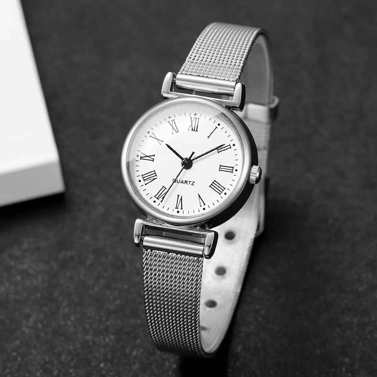 Montre-bracelet à Quartz pour  - Stainless Mesh Band avis et prix