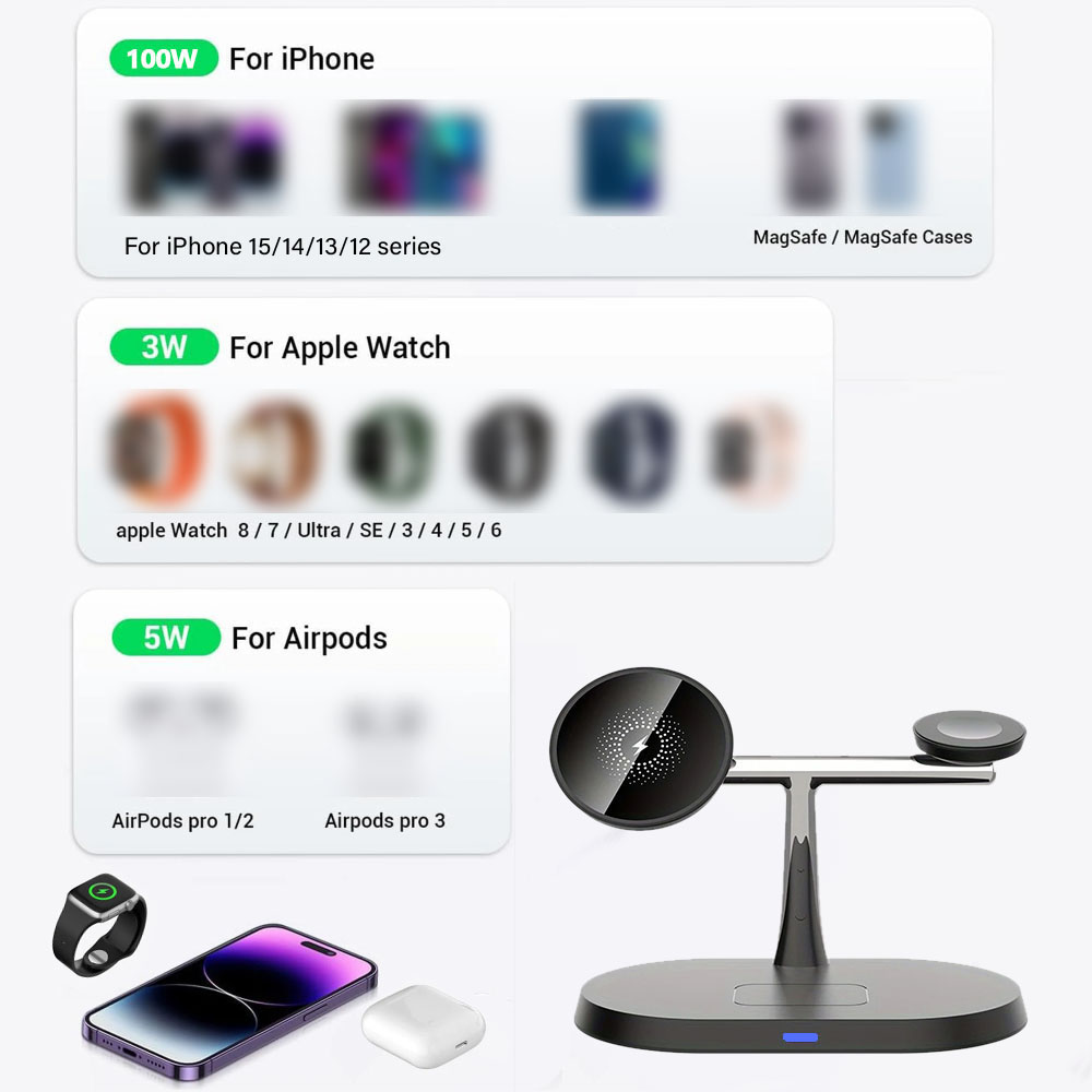 Station de charge rapide magné - Wireless Charger Watch avis et prix