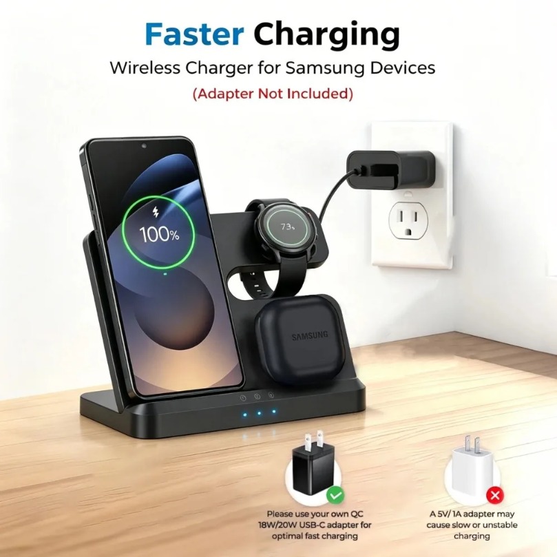 Station de charge rapide sans  - Wireless Charger Watch avis et prix