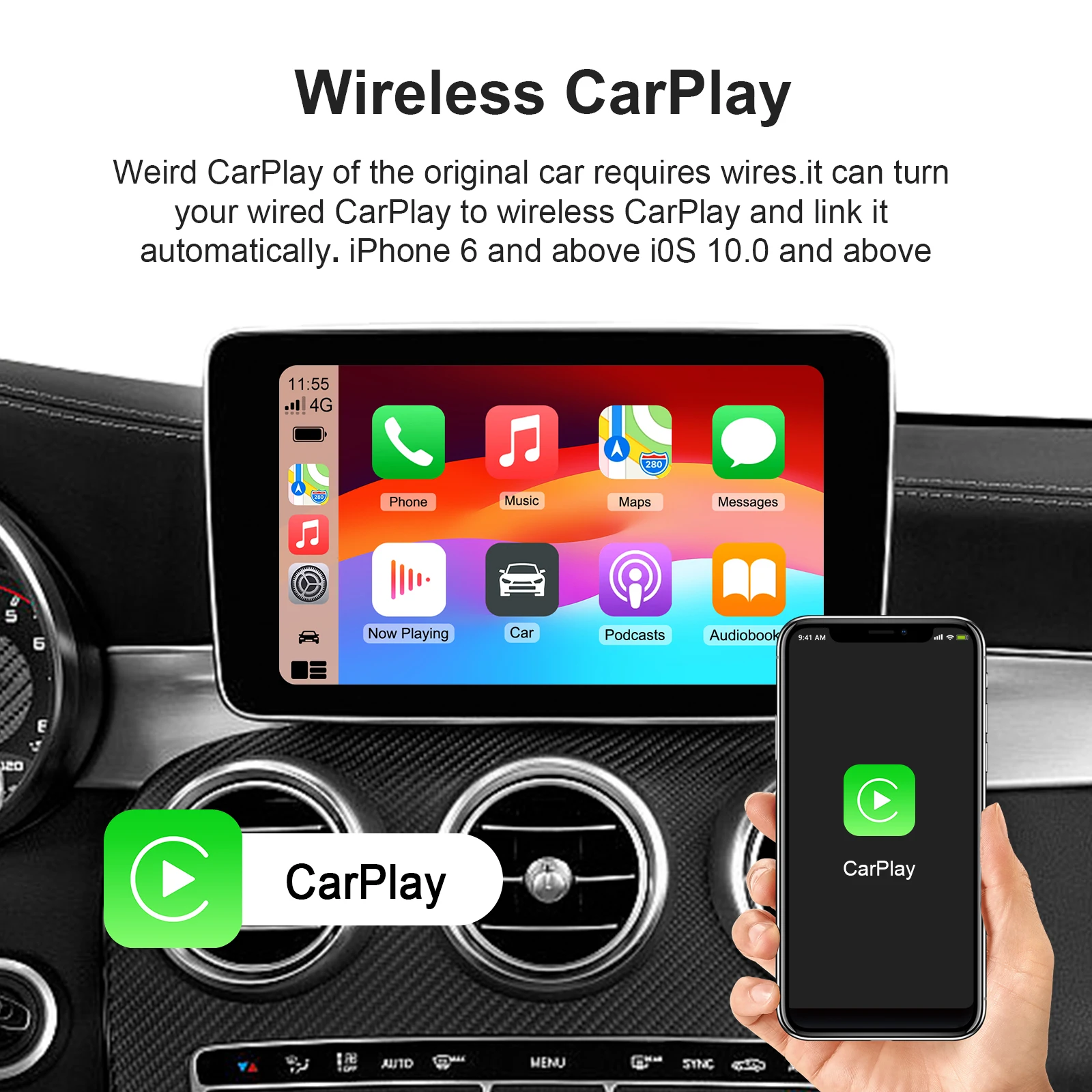 Boîtier AI CarPlay Android 11  - Smartwatch Universal avis et prix