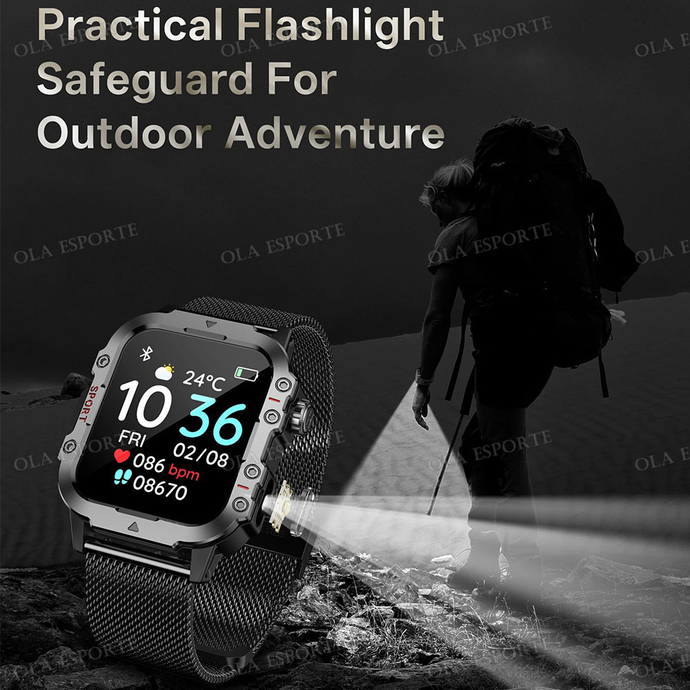 Montre connectée militaire d'e - Smartwatch X12 avis et prix