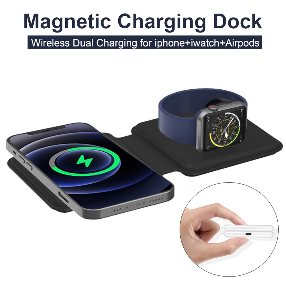 2IN1 Magsafe duo chargeur magn - Smartwatch X12 avis et prix