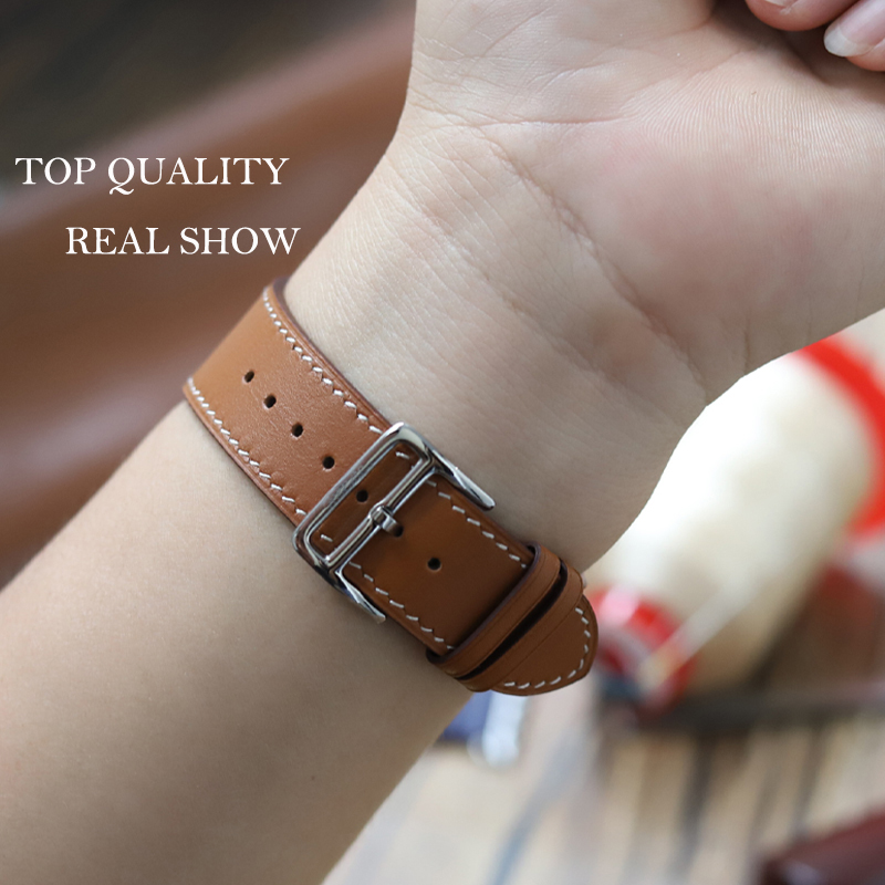 Bracelet en cuir véritable ave - Smartwatch Accessories Shop avis et prix