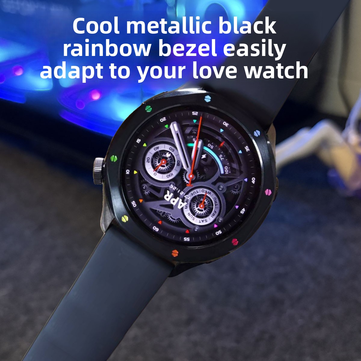 Bague de montre en métal, coqu - Xiaomi Smartwatch S3 Accessories avis et prix