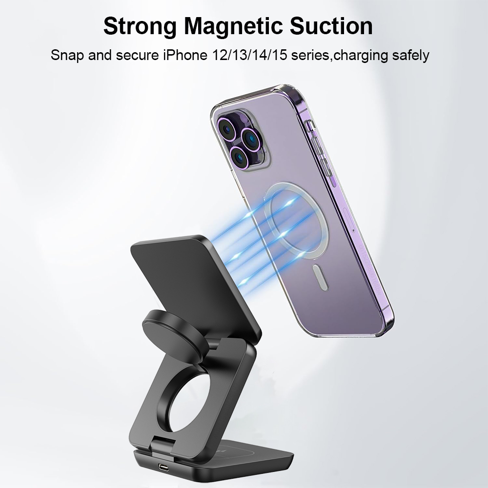 Chargeur sans fil 3 en 1, Stat - Wireless Charger Watch avis et prix