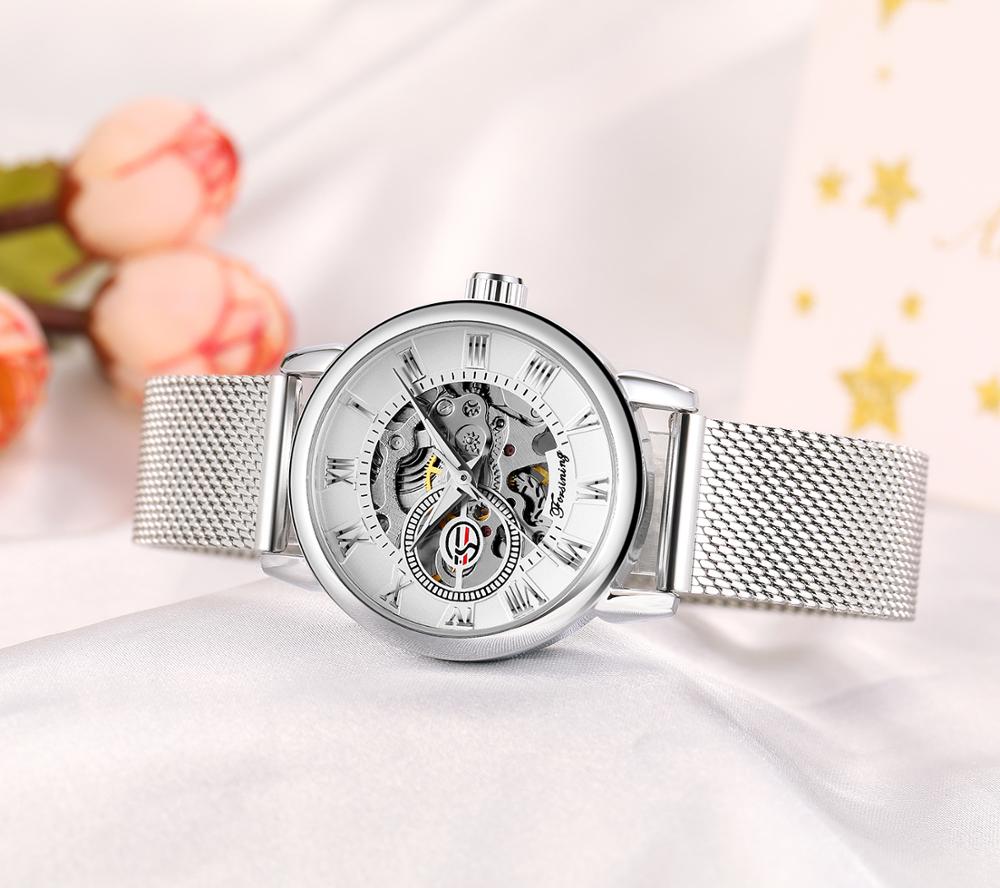 Reloj Mujer FORSINING mode fem - Stainless Mesh Band avis et prix