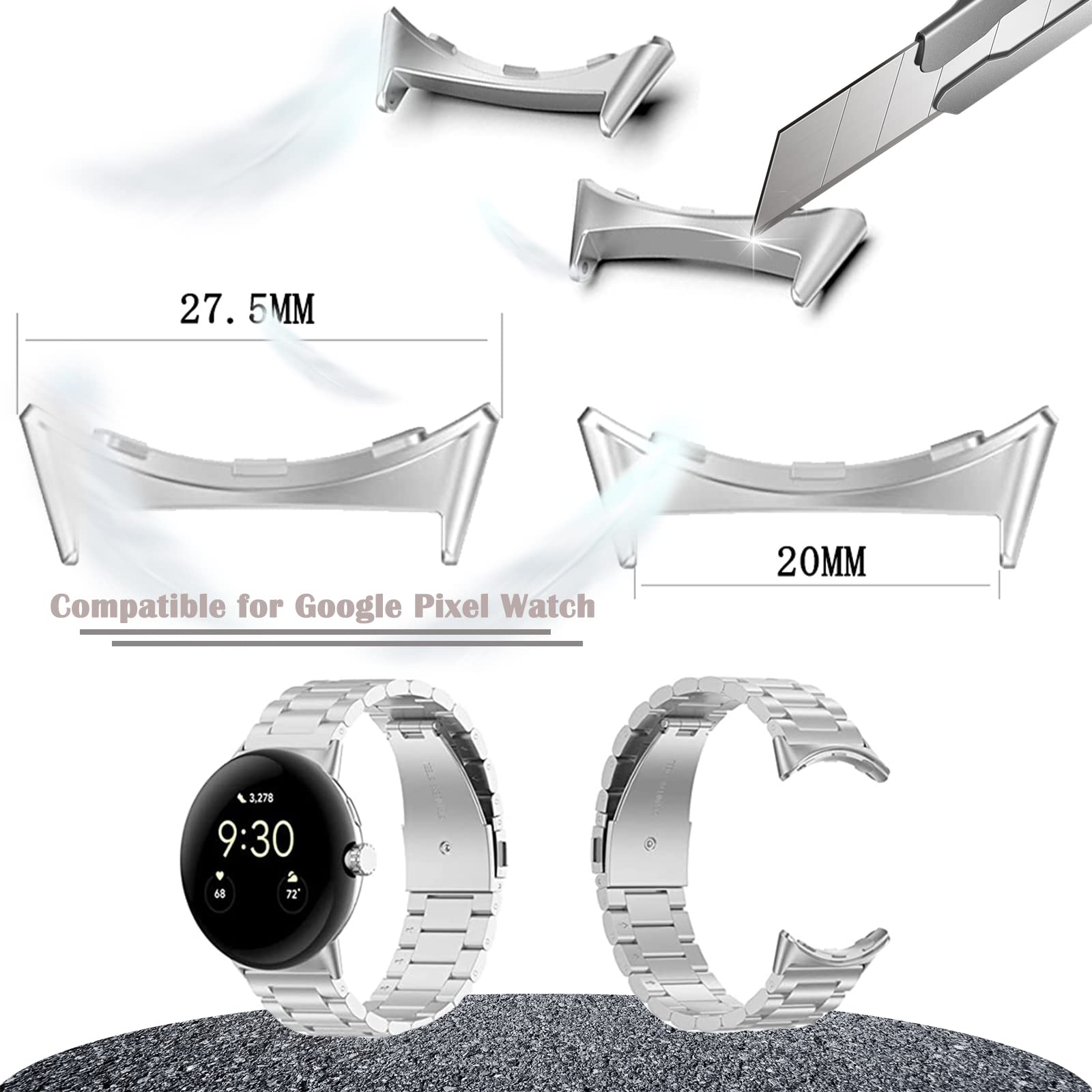 Connecteur métallique pour mon - Watch Band Connector avis et prix