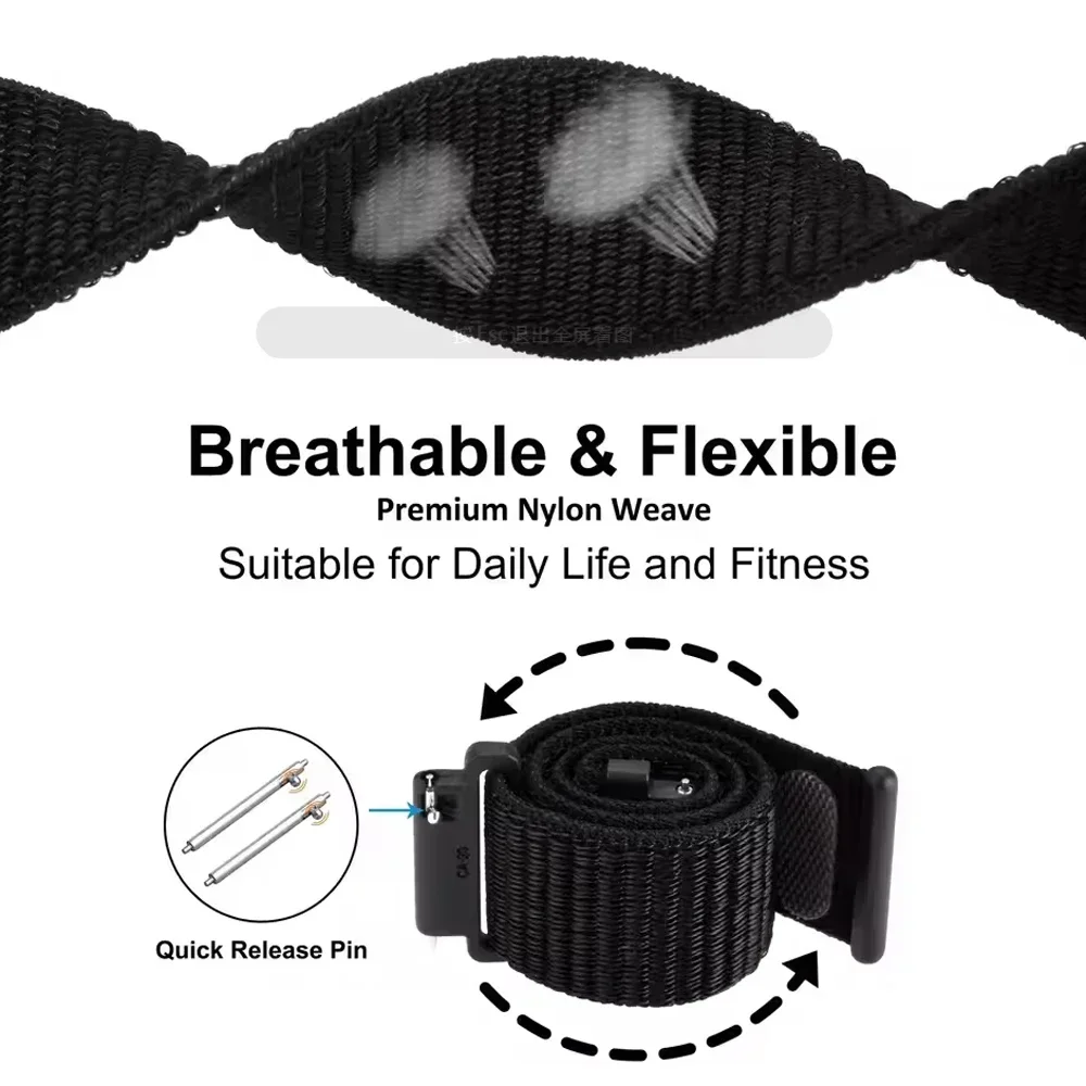 Bracelet tressé en nylon de 20 - Xiaomi Smartwatch S3 Accessories avis et prix