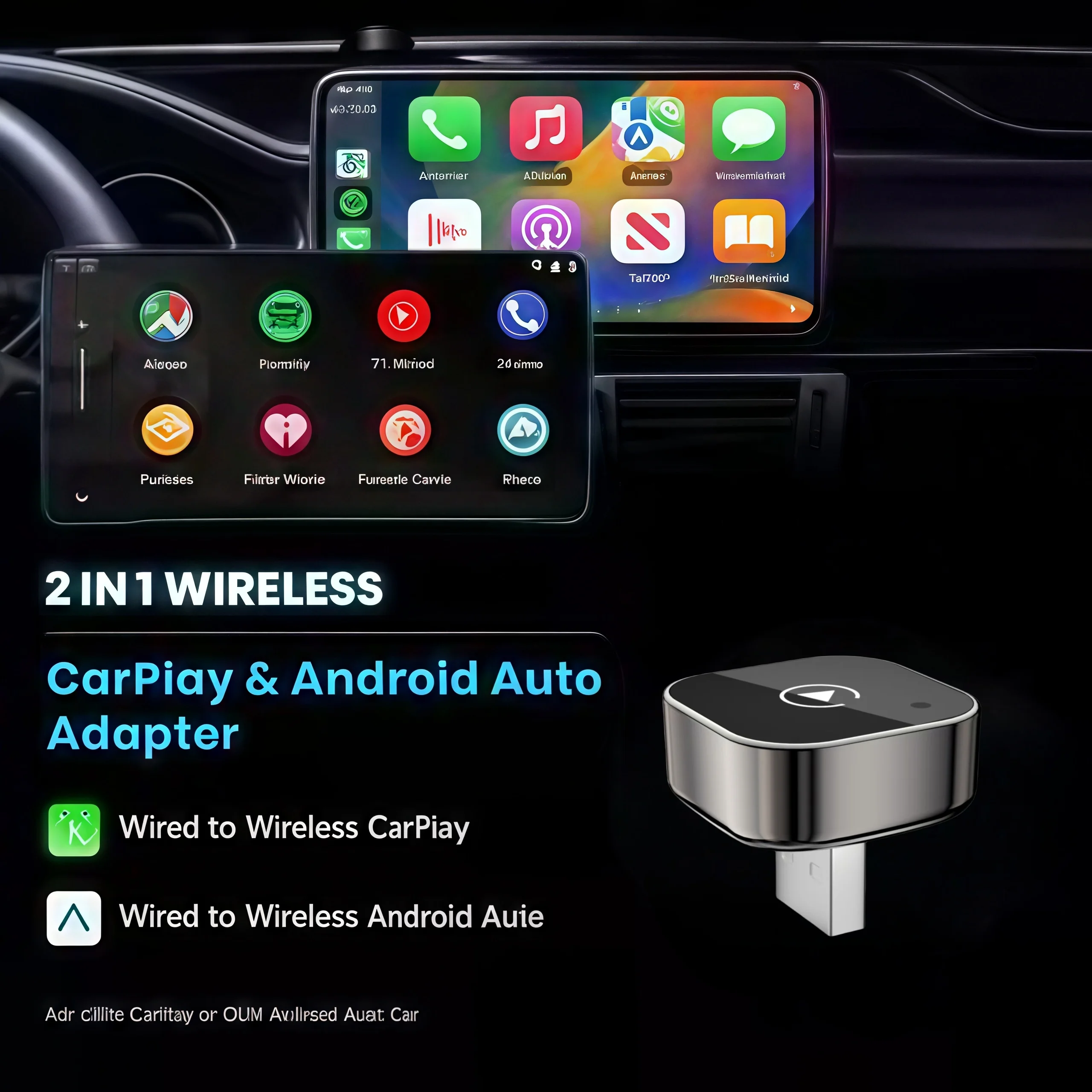 Nouvel adaptateur sans fil Car - Smartwatch Universal avis et prix