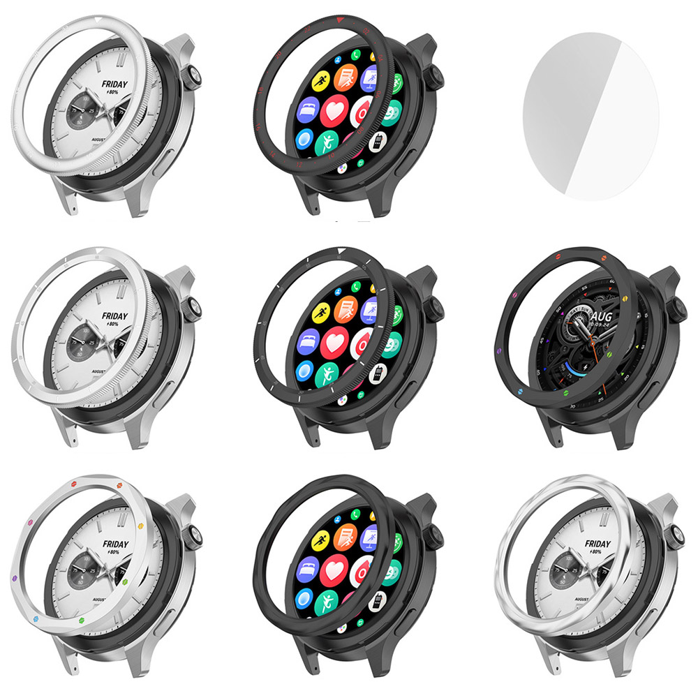 Anneau de lunette en métal pou - Xiaomi Smartwatch S3 Accessories avis et prix