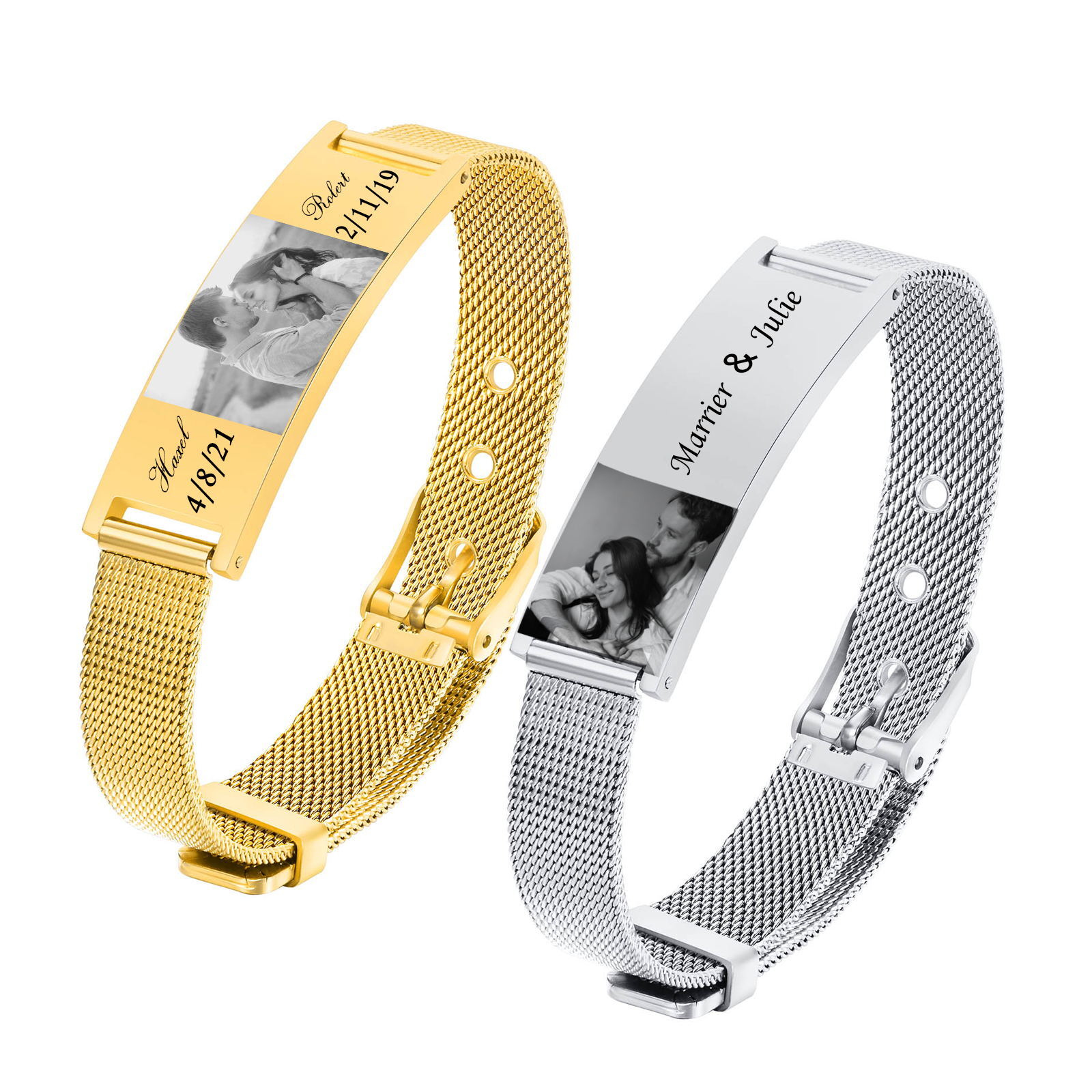 Bracelet d'identification pers - Stainless Mesh Band avis et prix