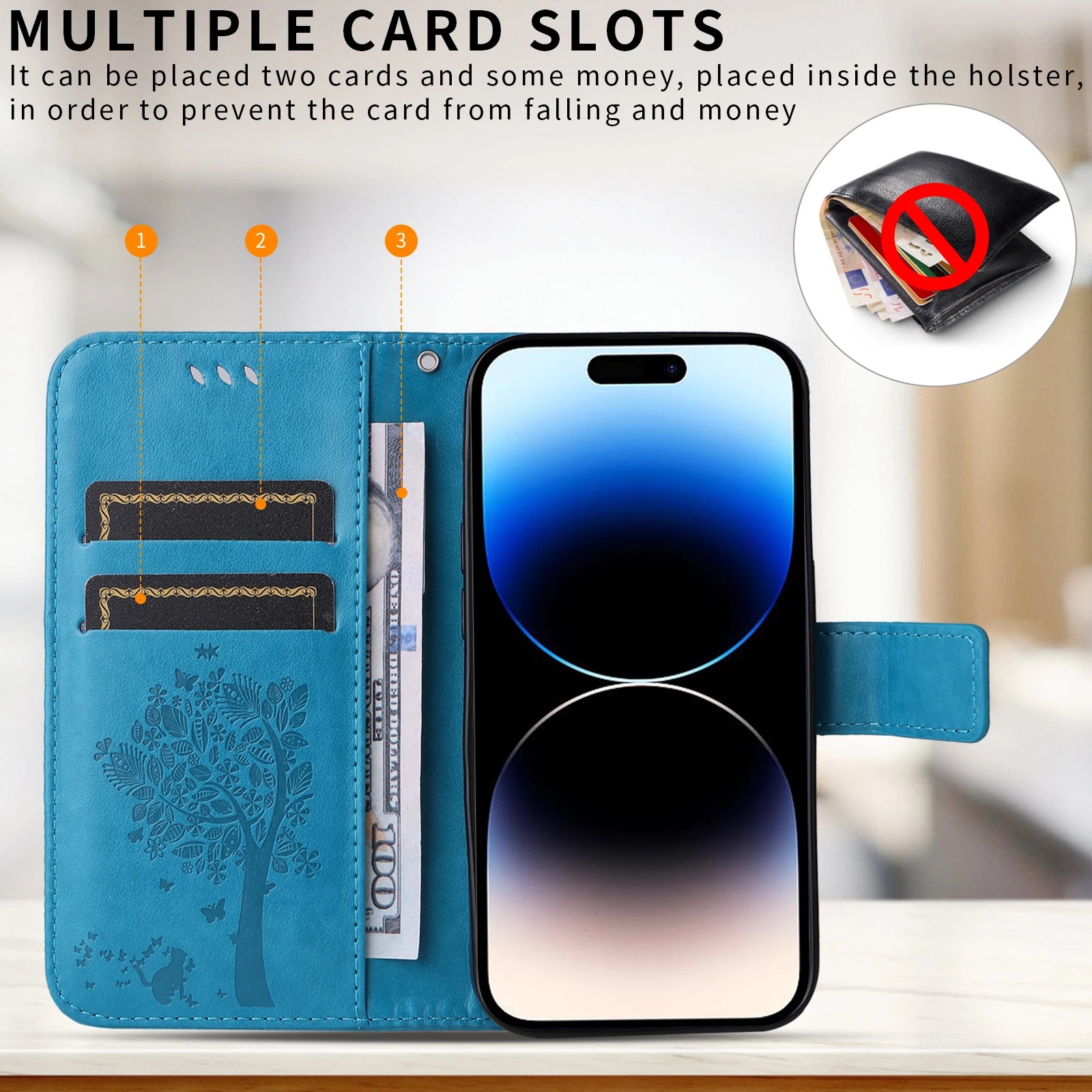 Étui portefeuille en cuir pour - Oppo Find X8 avis et prix