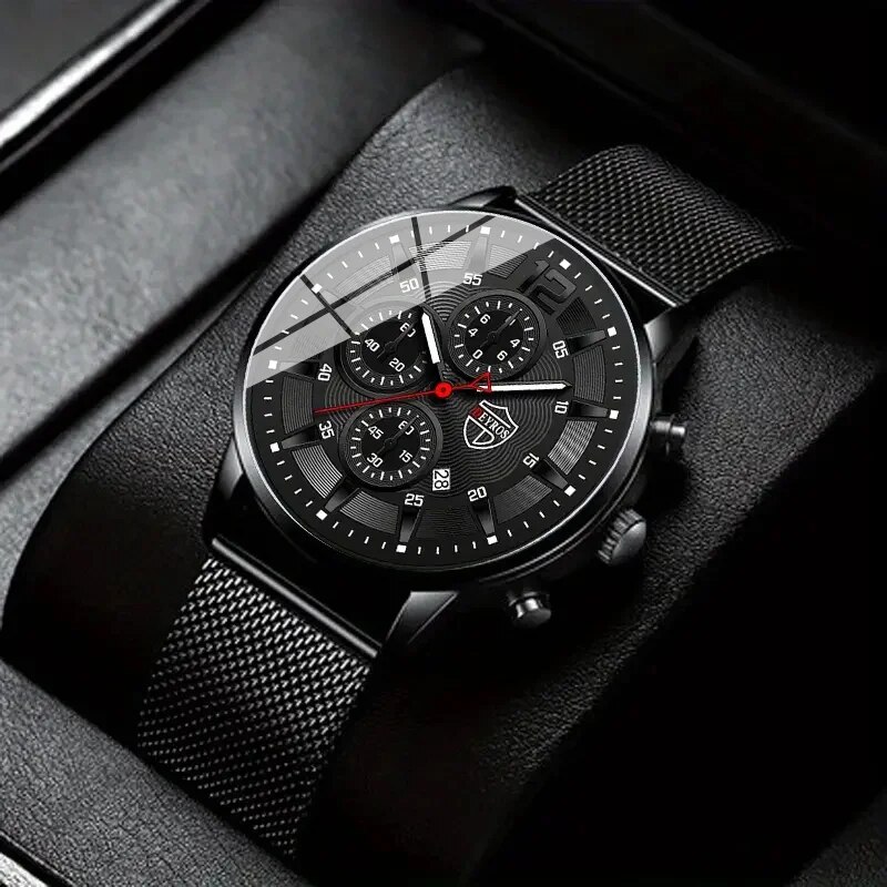 DEYROS-Montre à Quartz Minimal - Stainless Mesh Band avis et prix