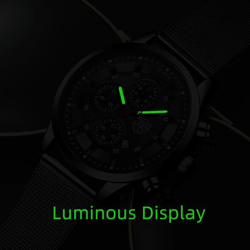 DEYROS-Montre à Quartz Minimal - Stainless Mesh Band avis et prix