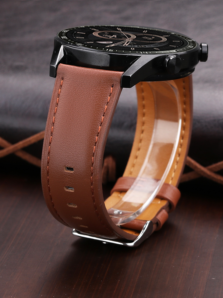 Bracelet de montre en cuir vér - Smartwatch Accessories Shop avis et prix