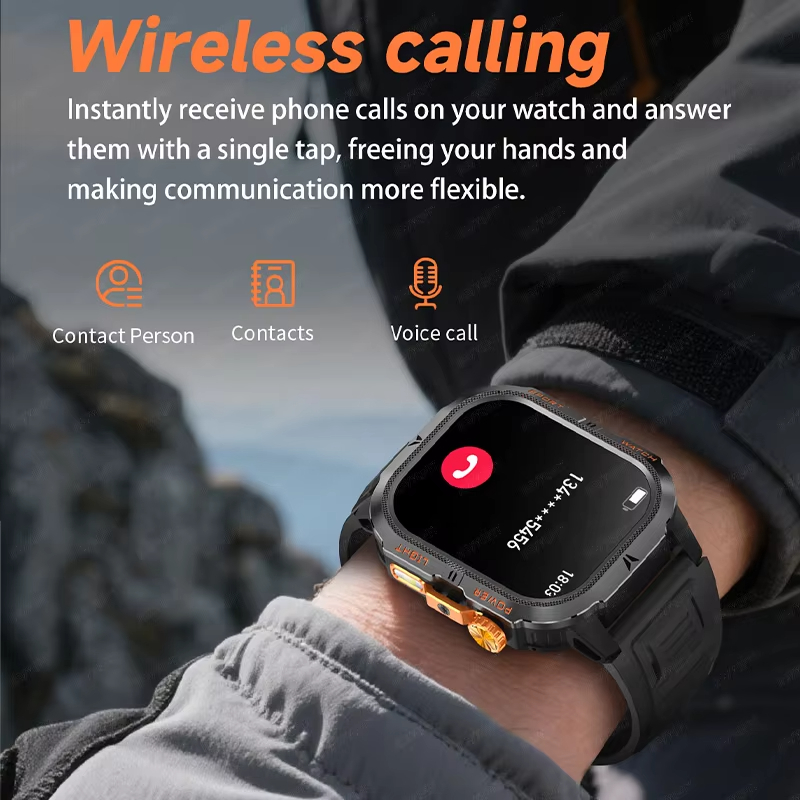 Montre connectée militaire rob - Smartwatch M Active avis et prix
