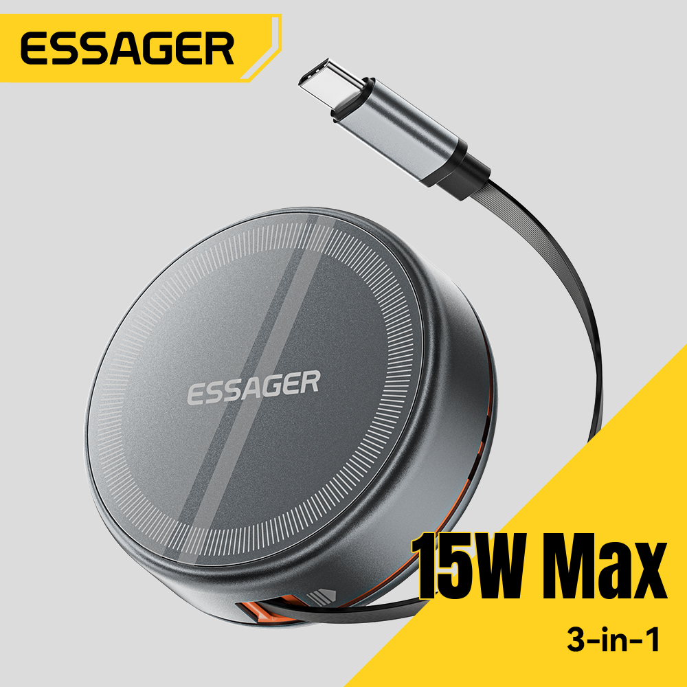 Essager 15W 3 en 1 chargeur sa - Wireless Charger Watch avis et prix