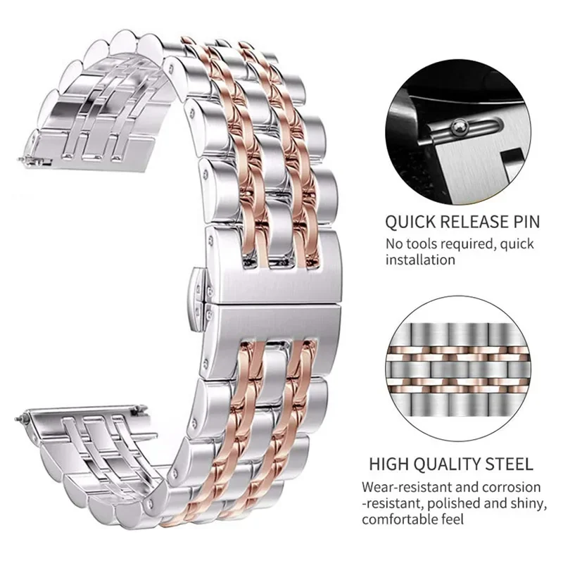 Bracelet en acier inoxydable p - Xiaomi Smartwatch S3 Accessories avis et prix
