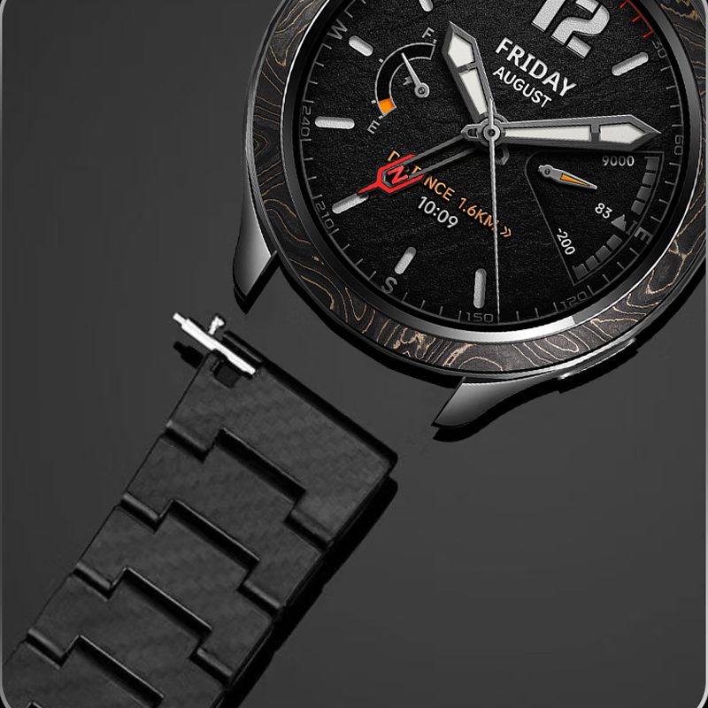 Bracelet en Fiber de carbone p - Xiaomi Smartwatch S3 Accessories avis et prix