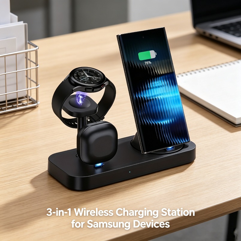 Chargeur sans fil 3 en 1, doub - Wireless Charger Watch avis et prix