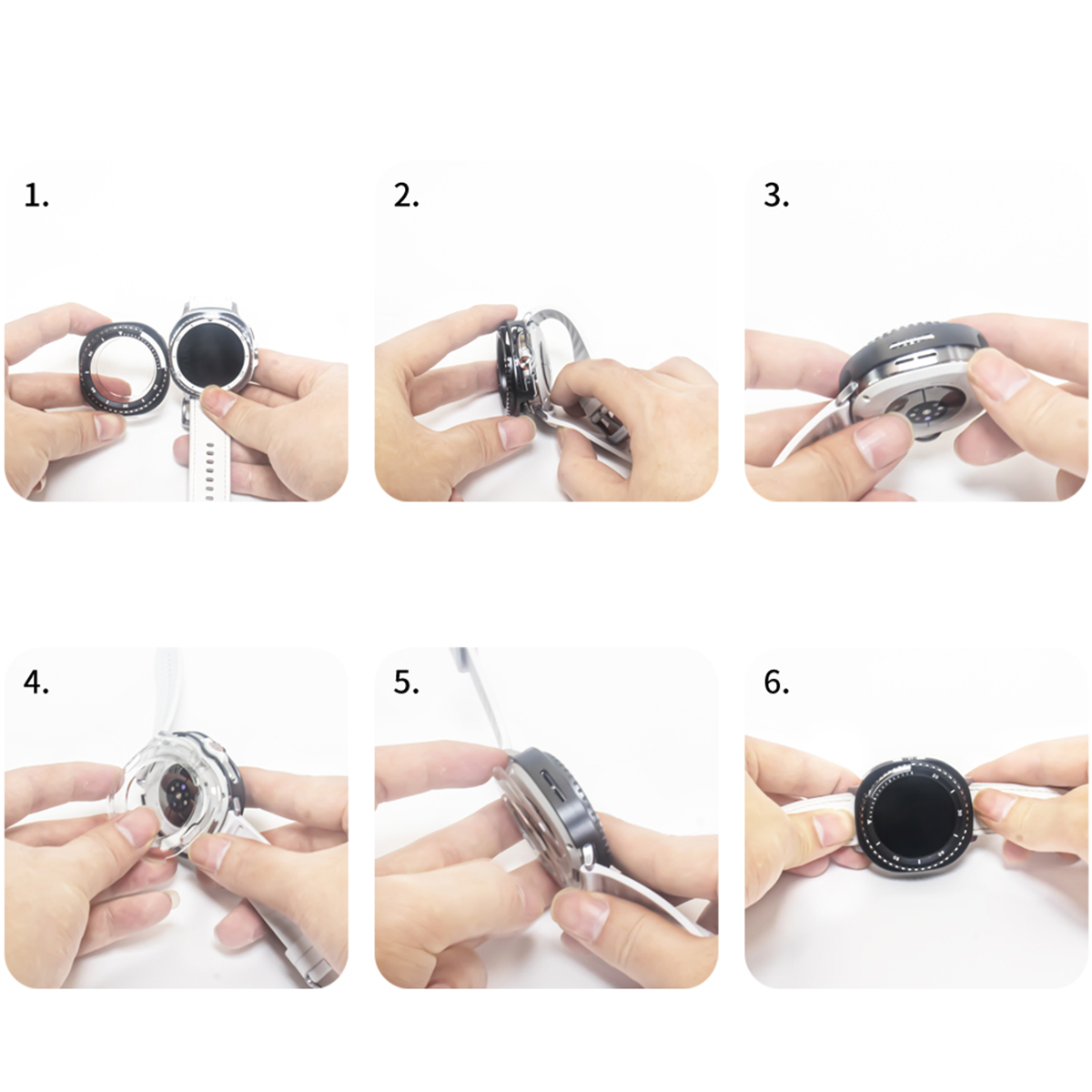 Boîtier en métal pour montre c - Android Smartwatch Accessories avis et prix