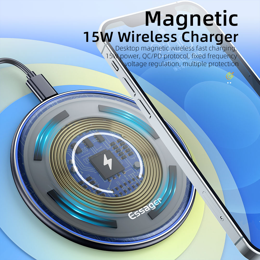 Essager 15W chargeur sans fil  - Wireless Charger Watch avis et prix