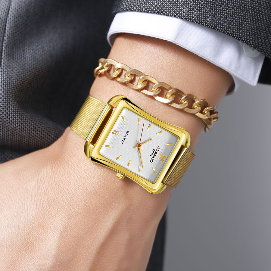 Carillon-Montre à quartz carré - Stainless Mesh Band avis et prix