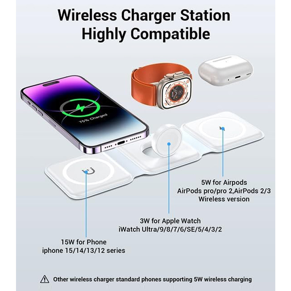 Station de charge sans fil 3 e - Wireless Charger Watch avis et prix